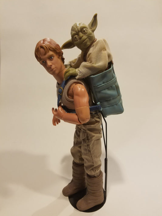 Luke Skywalker (Dagobah Training w/ Yoda Backpack)
